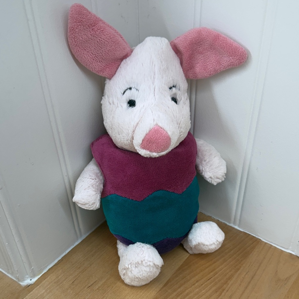Vintage Easter Piglet Stuffed Animal Plush Disney Parks